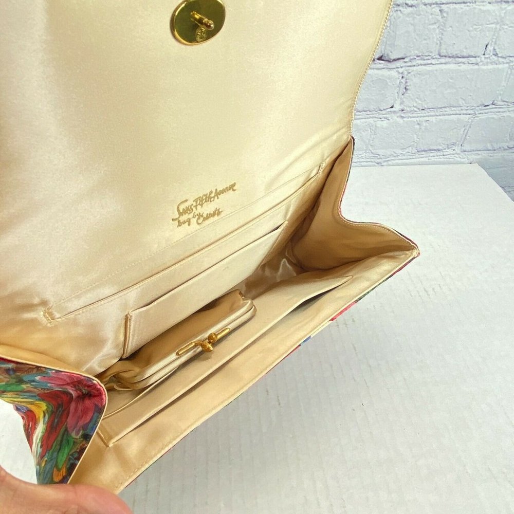 Saks Fifth Avenue by Coblentz Vintage Silk Clutch - Picture 6 of 10